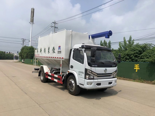 東風(fēng)多利卡D9單橋散裝飼料運(yùn)輸車(chē)